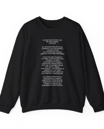 Nekrogoblikon We Are Filming Content Unisex Heavy Blend Crewneck Sweatshirt