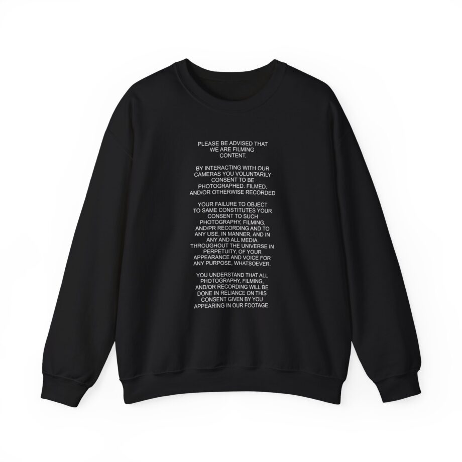 Nekrogoblikon We Are Filming Content Unisex Heavy Blend Crewneck Sweatshirt