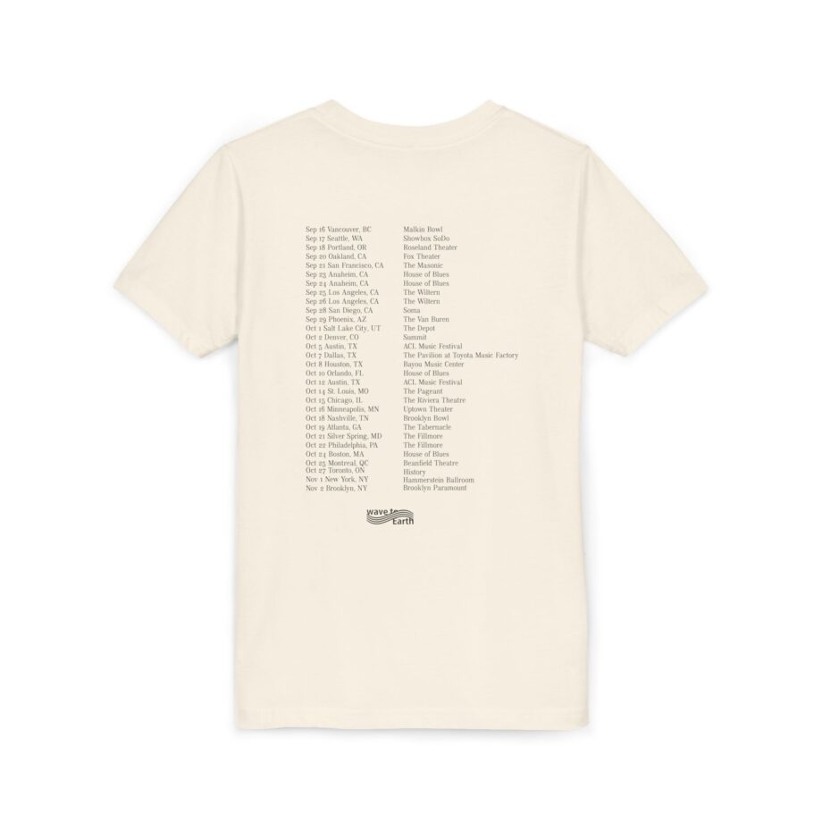 Wave to Earth 0.03 NA Tour  Youth Short Sleeve Tee