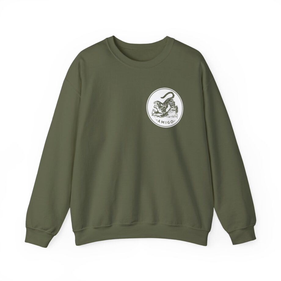 Amigo the Devil Tiger Unisex Heavy Blend Crewneck Sweatshirt