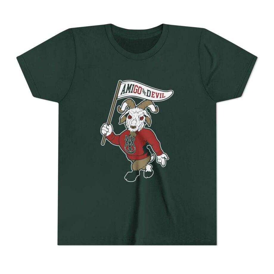 Amigo The Devil Go Evil Mascot Youth Short Sleeve Tee