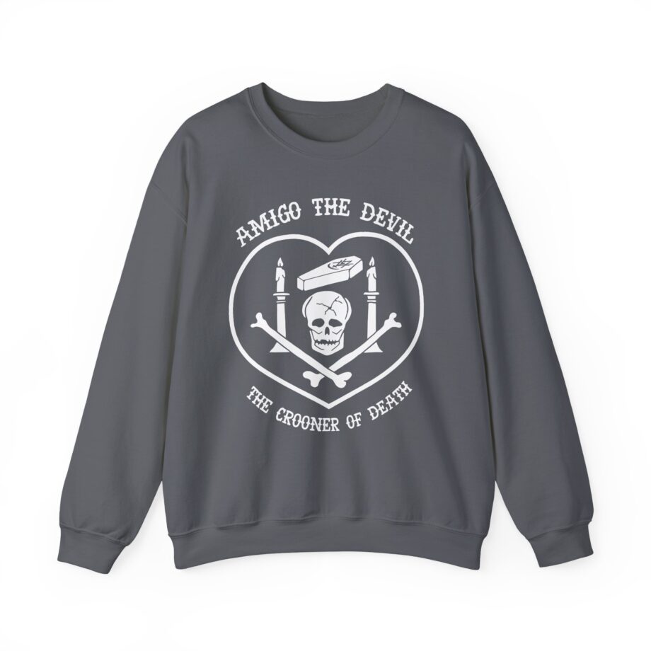 Amigo the Devil Crooner of Death Unisex Heavy Blend Crewneck Sweatshirt