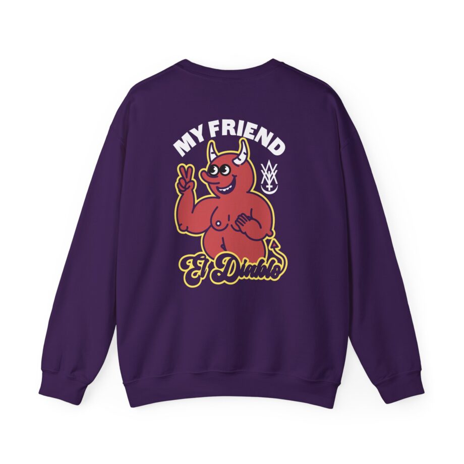 Amigo the Devil El Diablo Unisex Heavy Blend Crewneck Sweatshirt