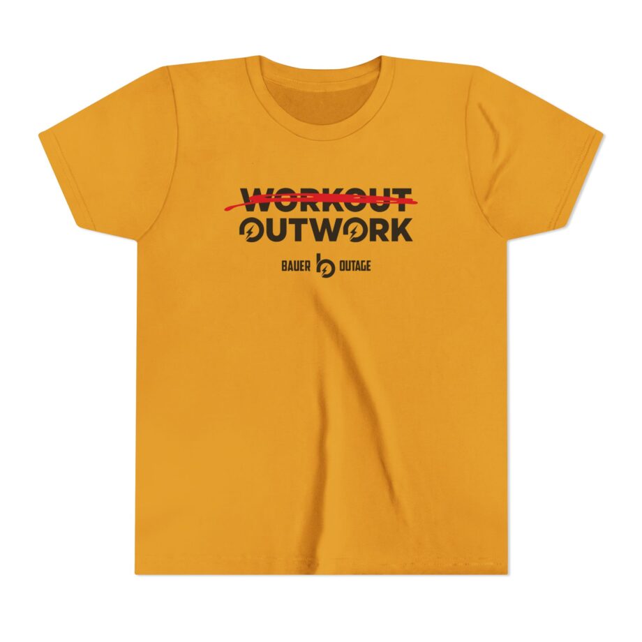 Trevor Bauer Outwork Workout Youth Short Sleeve Tee