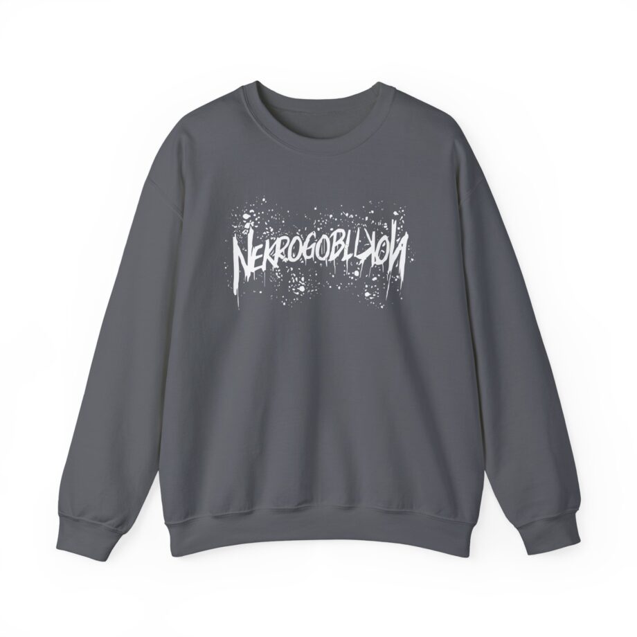 Nekrogoblikon Goblin Mode Raglan Unisex Heavy Blend Crewneck Sweatshirt