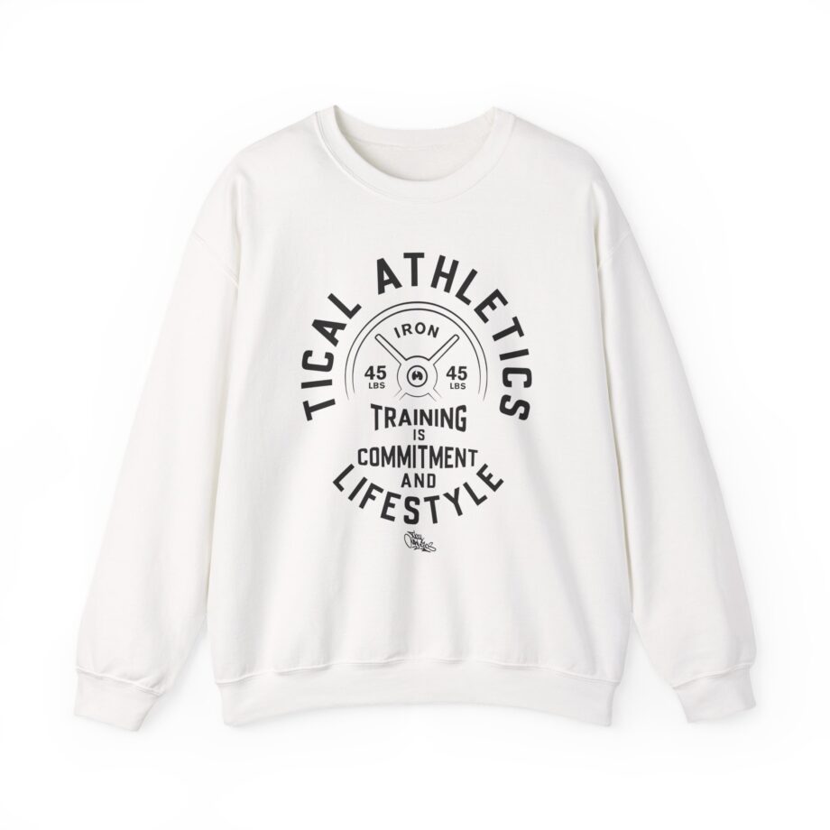Method Man Training is Commitment and Lifestyle Tical Athletic Unisex Heavy Blend Crewneck Sweatshirt
