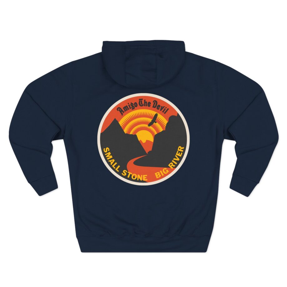 Amigo the Devil  Three-Panel Fleece Hoodie