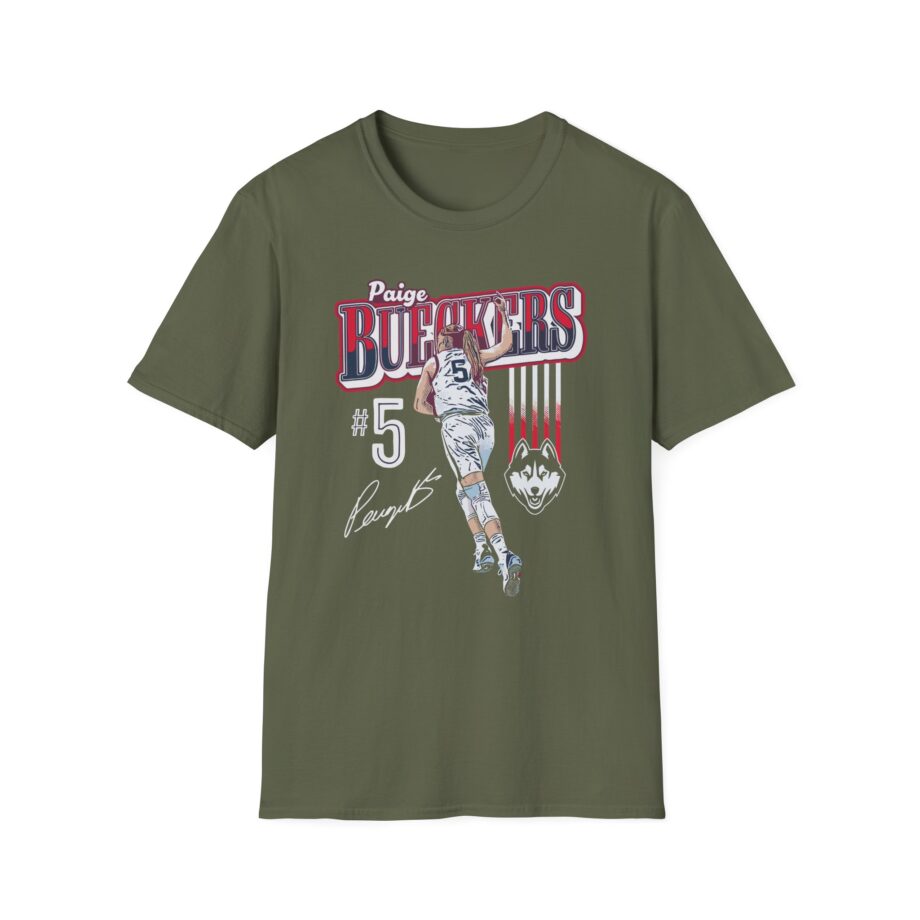 Paige Bueckers Paige Bueckers Comic Unisex Softstyle T-shirt