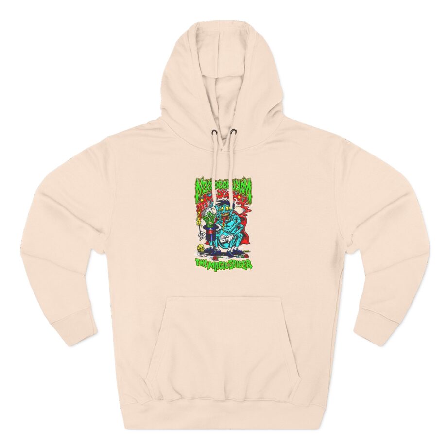 Nekrogoblikon the Magicspider Three-Panel Fleece Hoodie