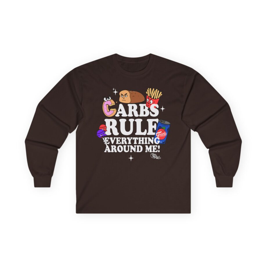 Method Man Carbs Rule Everything Around Me Unisex Ultra Cotton Long Sleeve Tee