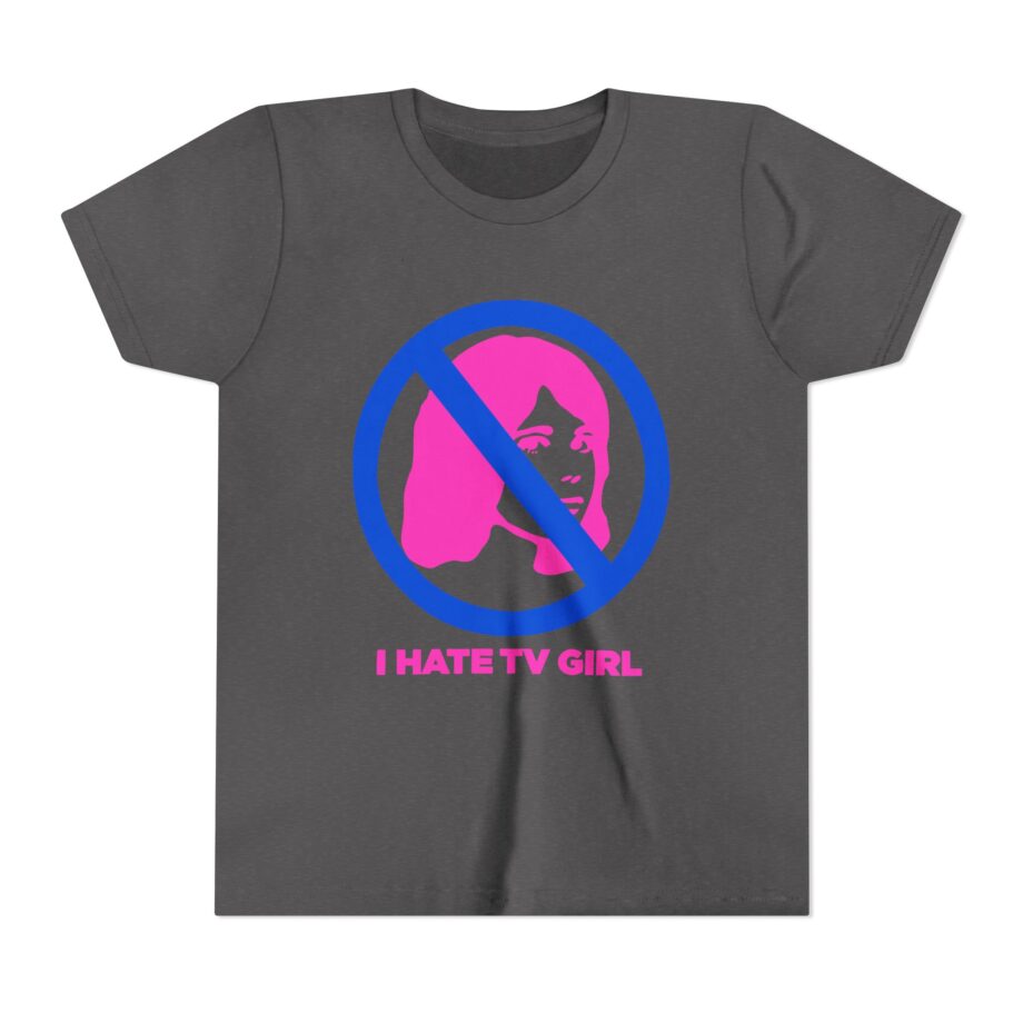 I Hate Tv Girl Youth Short Sleeve Tee