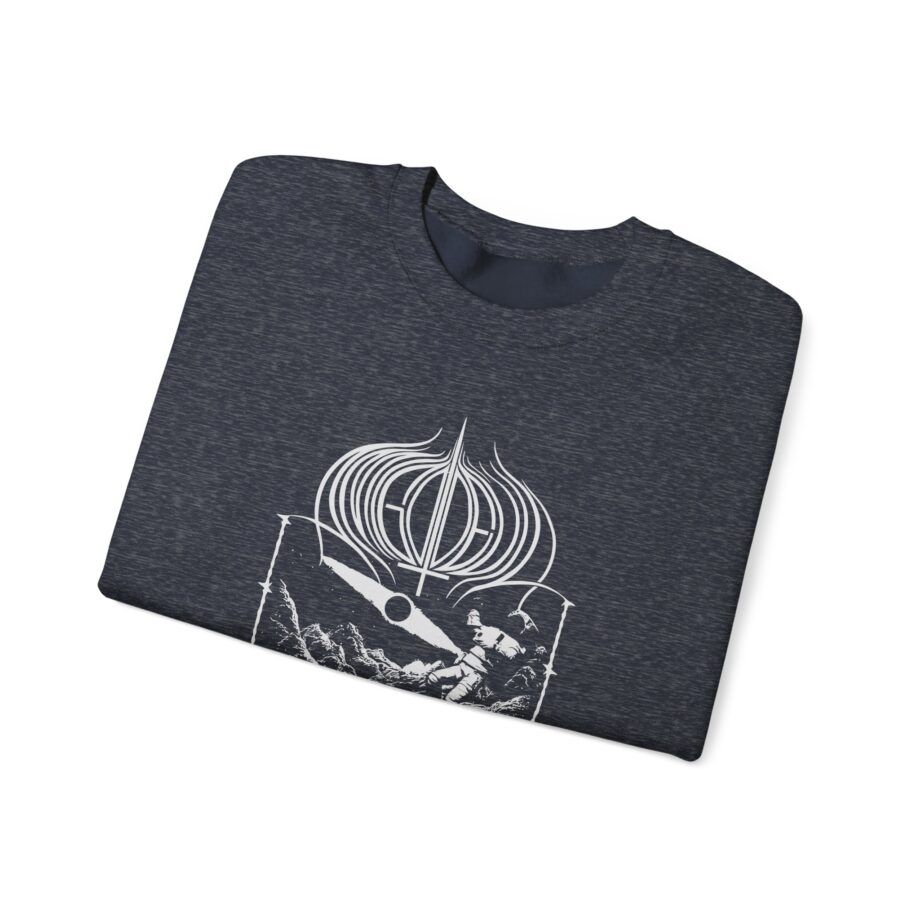 Amigo the Devil  Heavens on Fire Unisex Heavy Blend Crewneck Sweatshirt