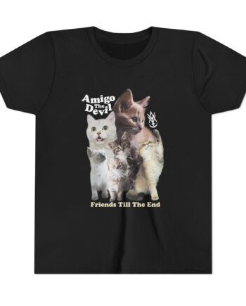 Amigo the Devil  Too Many Puppies Youth Short Sleeve Tee