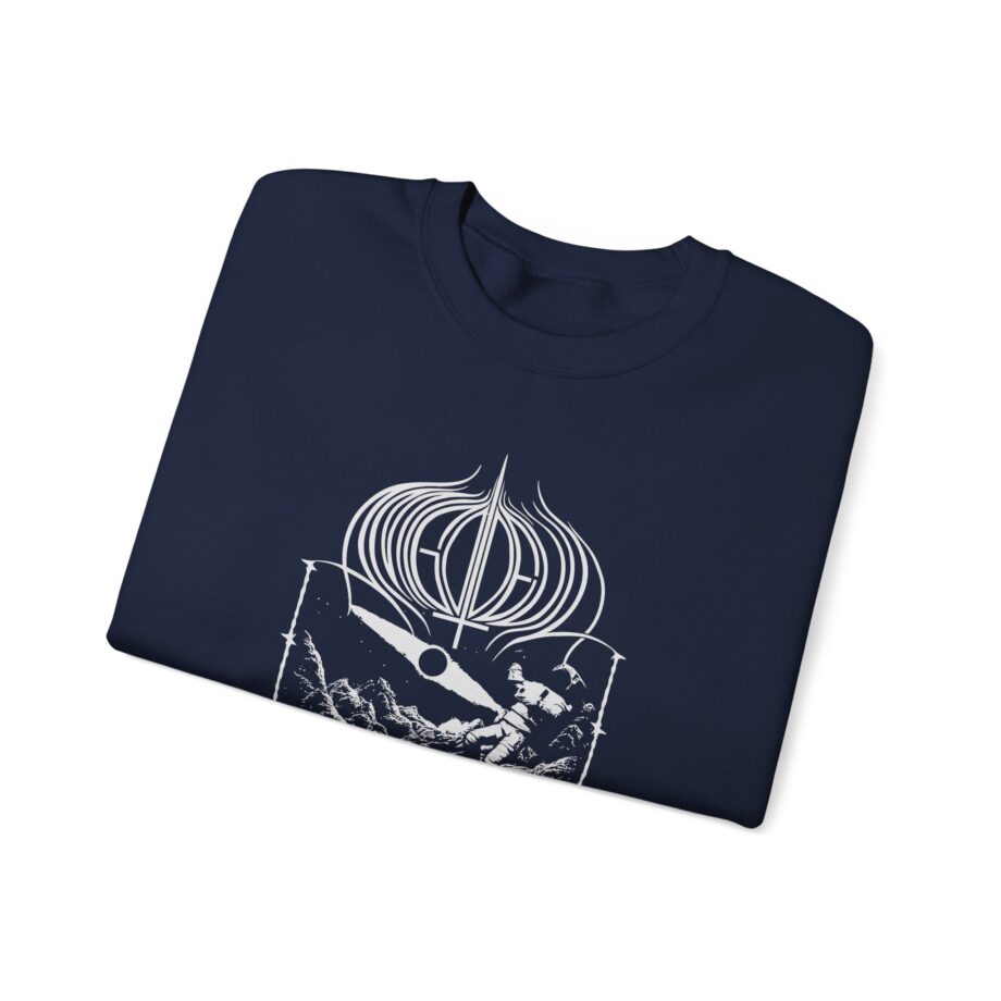 Amigo the Devil  Heavens on Fire Unisex Heavy Blend Crewneck Sweatshirt