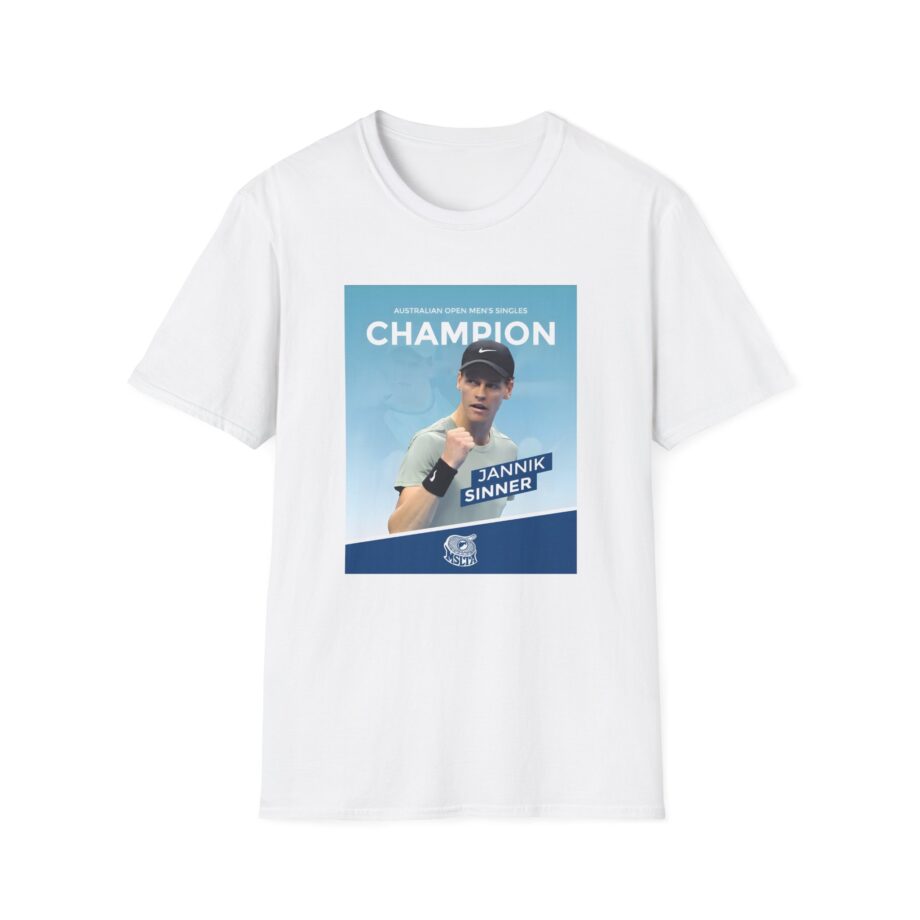 Jannik Sinner Australian Open Men's Singles Champion 2025 Unisex Softstyle T-Shirt