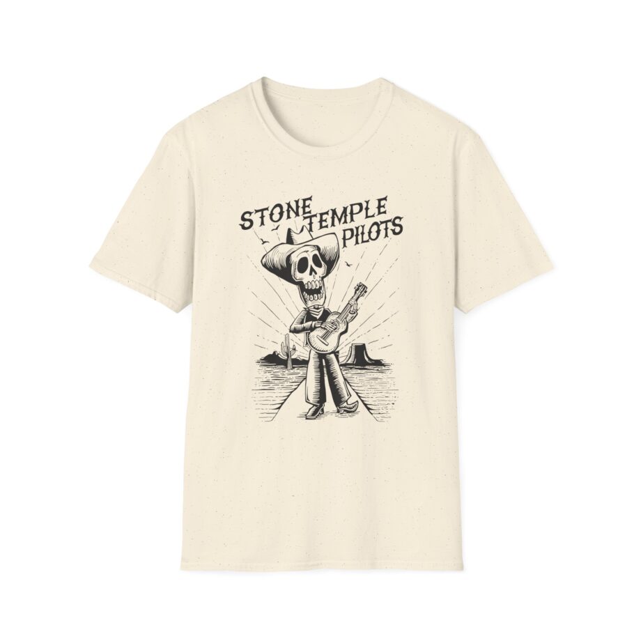 Stone Temple Pilots Desert Skeleton Unisex Softstyle T-Shirt