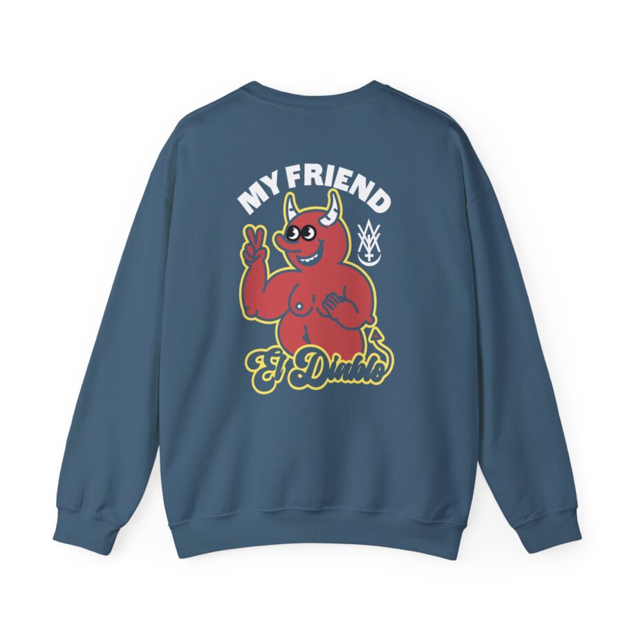 Amigo the Devil El Diablo Unisex Heavy Blend Crewneck Sweatshirt
