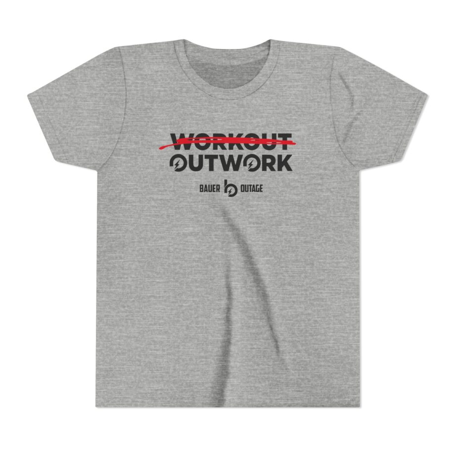 Trevor Bauer Outwork Workout Youth Short Sleeve Tee