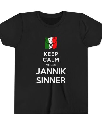 Jannik Sinner Keep Calm We Have Youth Short Sleeve Tee