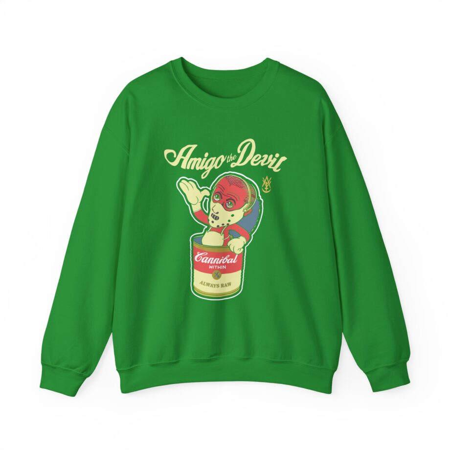 Amigo the Devil Canibal Within Unisex Heavy Blend Crewneck Sweatshirt