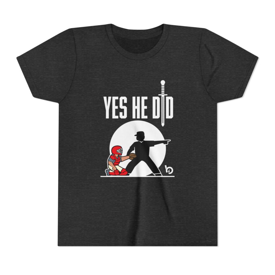 Trevor Bauer Yes He Did Youth Short Sleeve Tee