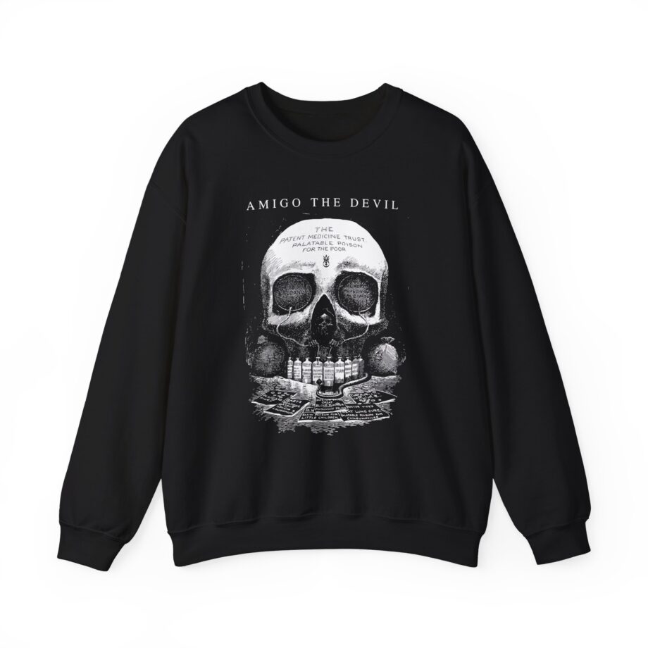 Amigo the Devil Death Lab Unisex Heavy Blend Crewneck Sweatshirt