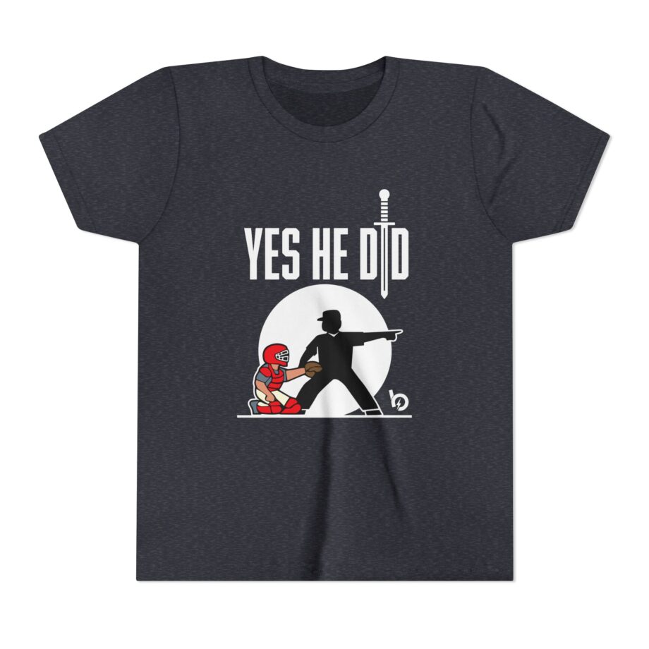 Trevor Bauer Yes He Did Youth Short Sleeve Tee