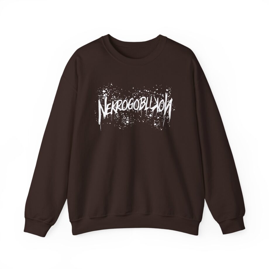 Nekrogoblikon Goblin Mode Raglan Unisex Heavy Blend Crewneck Sweatshirt