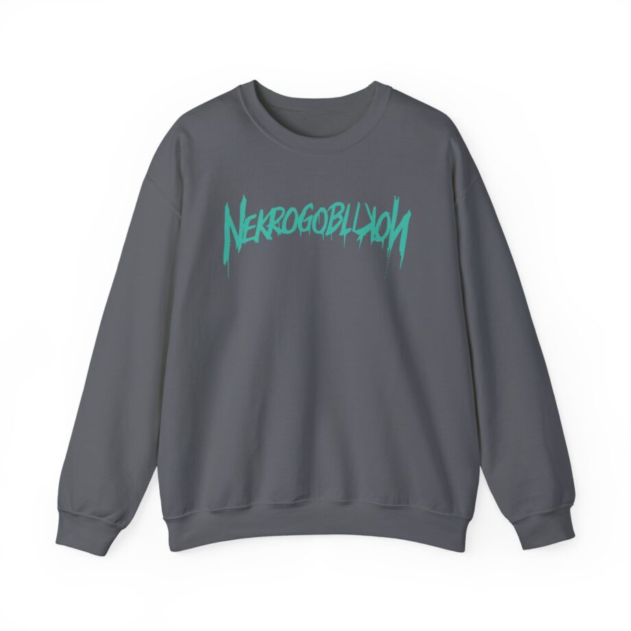 Nekrogoblikon Goblin Mode Crystal Wash Unisex Heavy Blend Crewneck Sweatshirt