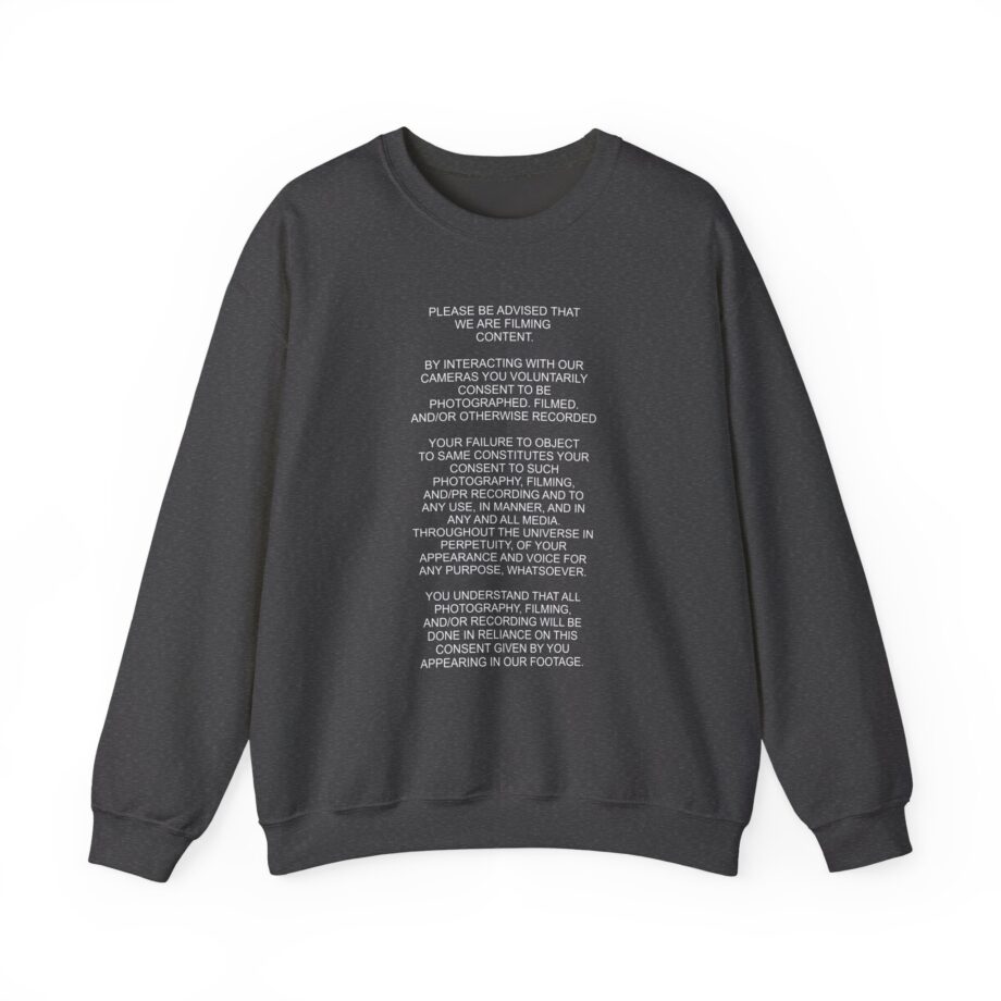 Nekrogoblikon We Are Filming Content Unisex Heavy Blend Crewneck Sweatshirt