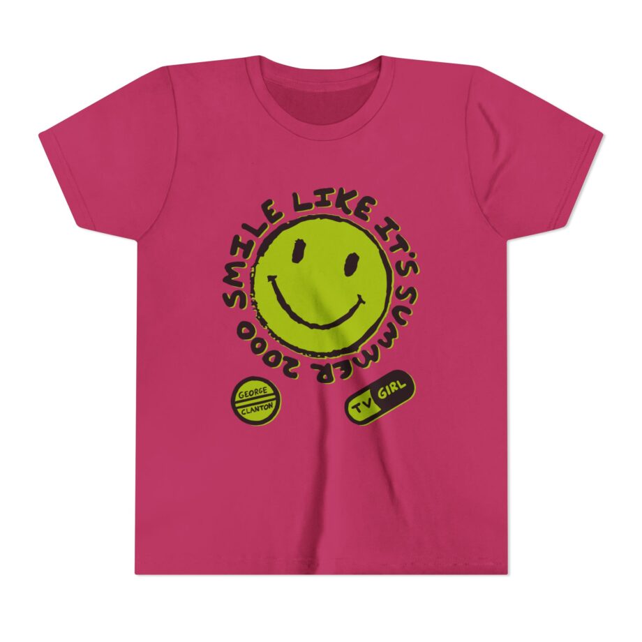 Tv Girl Smile Like It's Summer 2000 Youth Short Sleeve Tee