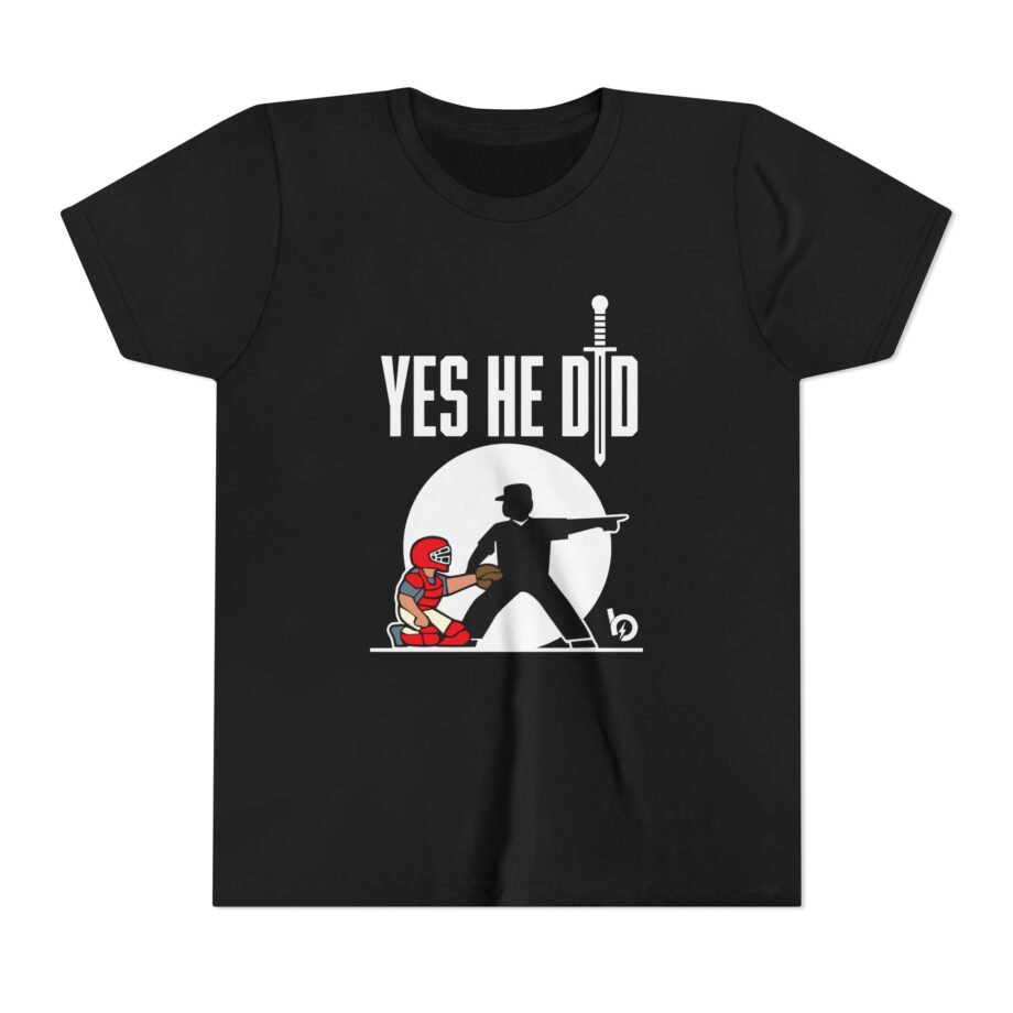 Trevor Bauer Yes He Did Youth Short Sleeve Tee
