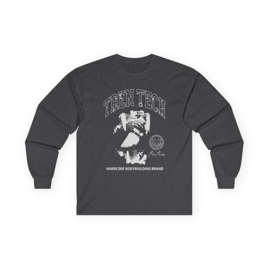 Tren Tech Hardcore Bodybuilding Brand Unisex Ultra Cotton Long Sleeve Tee