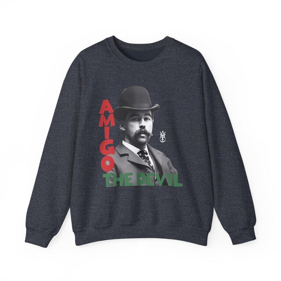 Amigo the Devil Elvis Holmes Calling Unisex Heavy Blend Crewneck Sweatshirt