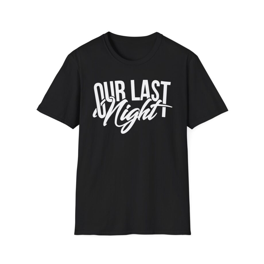 Our Last Night Script Unisex Softstyle T-shirt