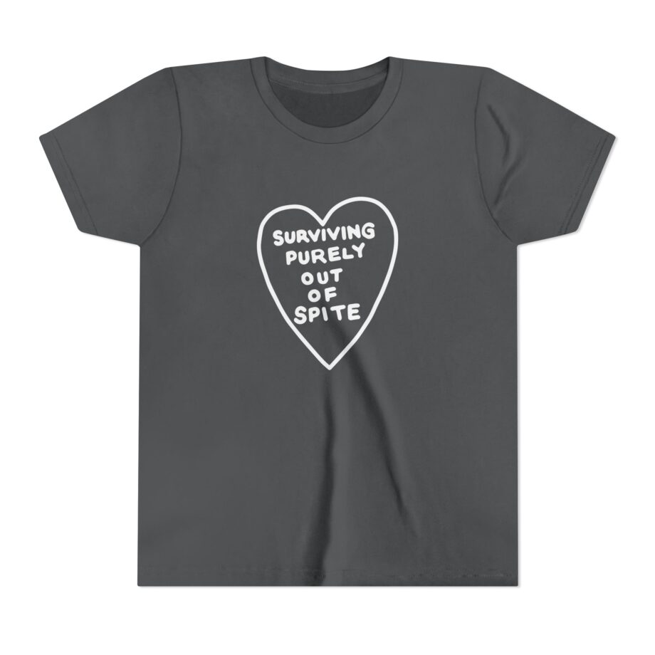 Elyse Myers Surviving Purely Out of Spite Youth Short Sleeve Tee