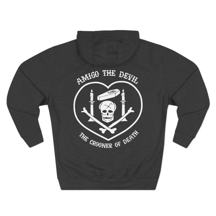 Amigo the Devil Crooner of Death Three-Panel Fleece Hoodie