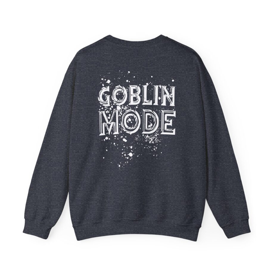 Nekrogoblikon Goblin Mode Raglan Unisex Heavy Blend Crewneck Sweatshirt