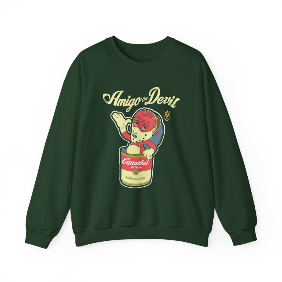 Amigo the Devil Canibal Within Unisex Heavy Blend Crewneck Sweatshirt