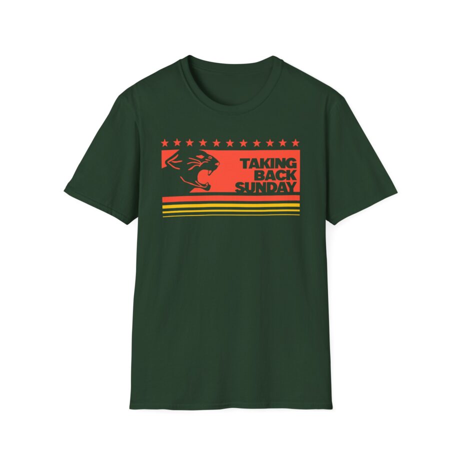 Taking Back Sunday Panther Gradient Unisex Softstyle T-shirt