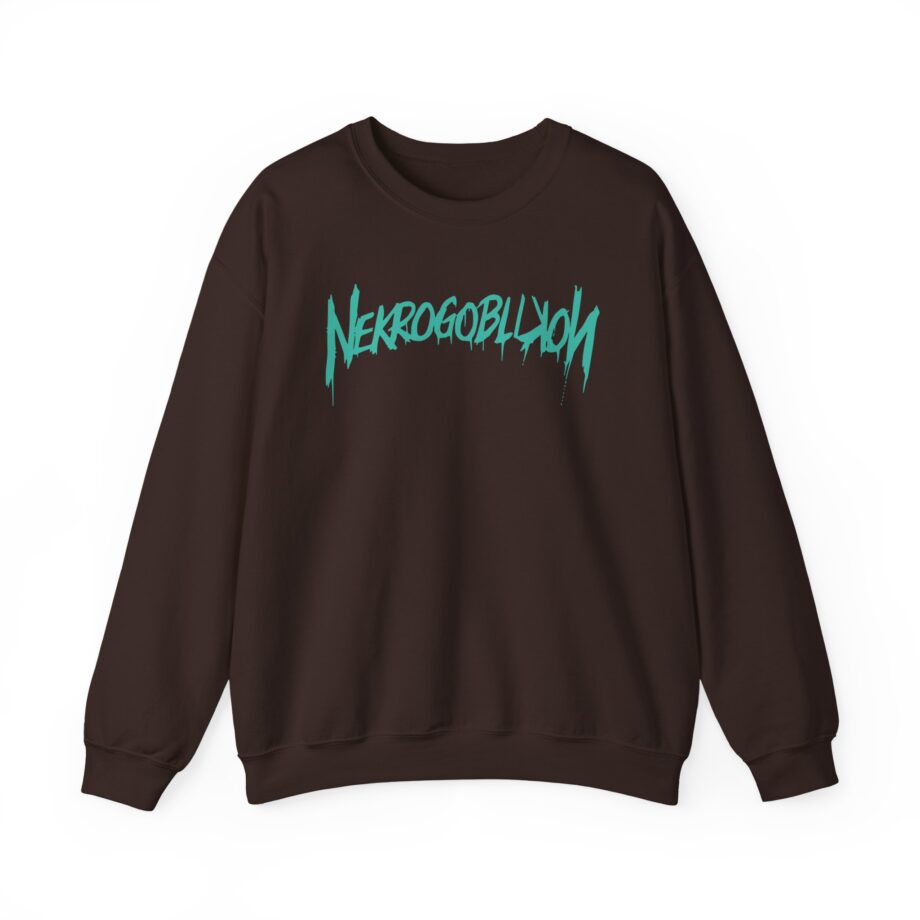 Nekrogoblikon Goblin Mode Crystal Wash Unisex Heavy Blend Crewneck Sweatshirt