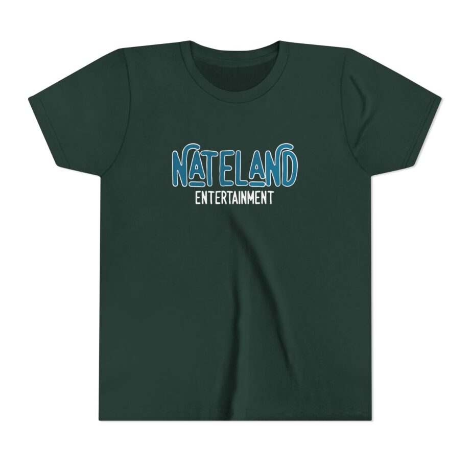 Nate Bargatze  Nateland Entertainment Youth Short Sleeve Tee