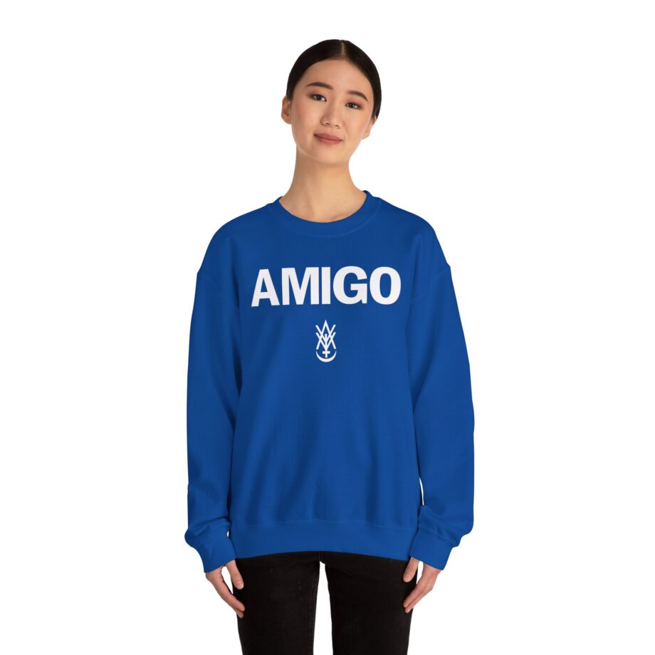 Amigo the Devil Safe for Work Unisex Heavy Blend Crewneck Sweatshirt