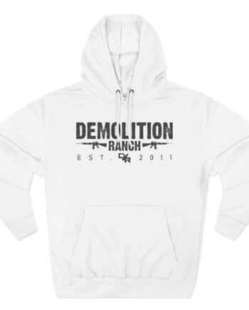 Demo Double Ar Three-Panel Fleece Hoodie