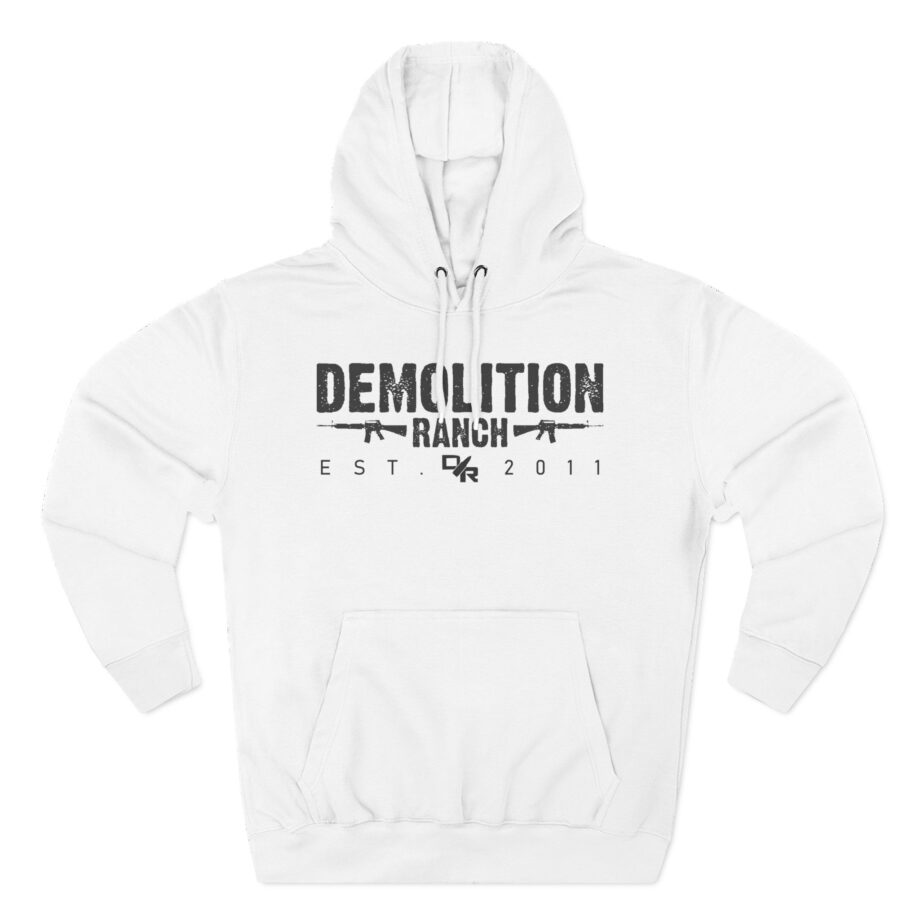 Demo Double Ar Three-Panel Fleece Hoodie