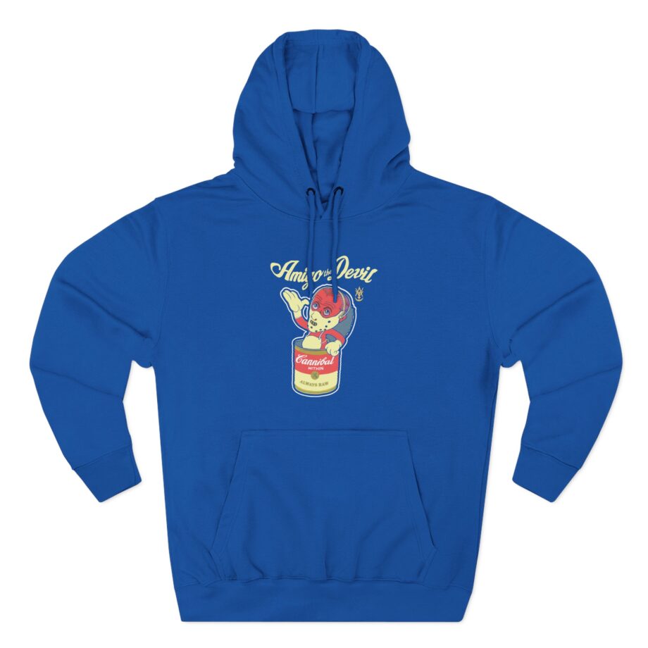 Amigo The Devil Canibal Within Three-Panel Fleece Hoodie