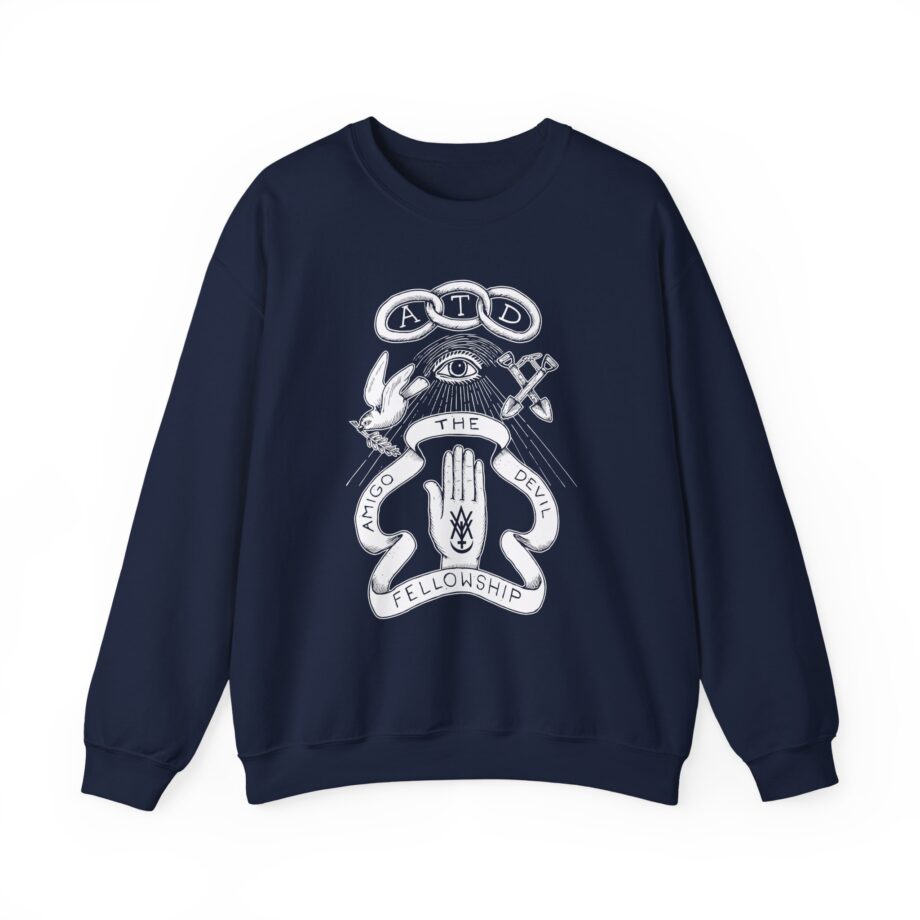 Amigo the Devil  Fellowship Unisex Heavy Blend Crewneck Sweatshirt