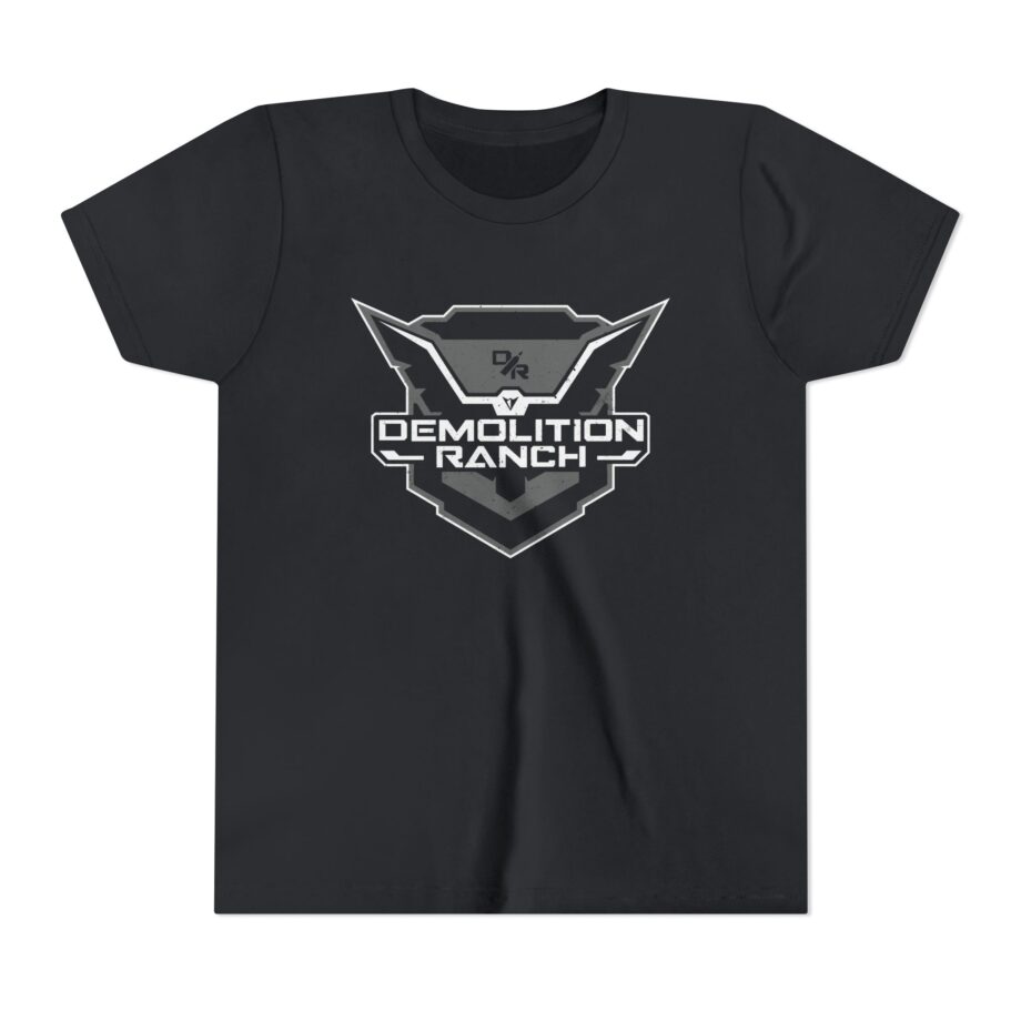 Monochrome Shield Youth Short Sleeve Tee