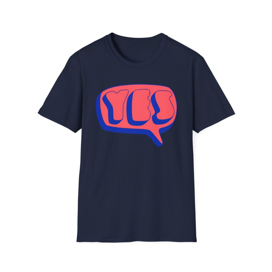 Yes Word Bubble Unisex Softstyle T-shirt