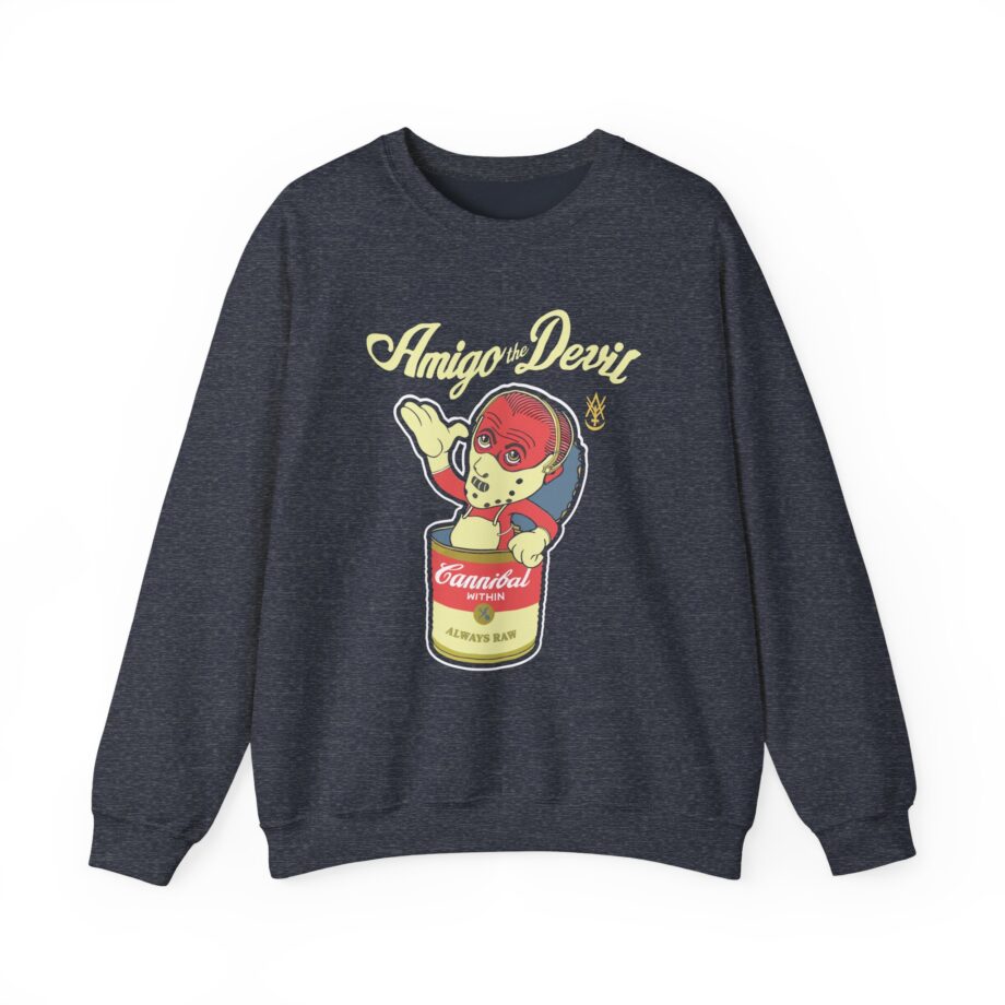 Amigo the Devil Canibal Within Unisex Heavy Blend Crewneck Sweatshirt